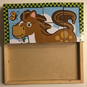 Melissa and Doug wooden puzzle